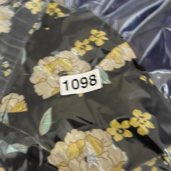 Cupcakes and Cashmere  Size 4 Ariadne Slub Chiffon Asymmetric Dress with Ruffle - Picture 8 of 9